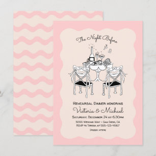 Doodle Sketch Tafelstoelen Funky Repetitie Diner Kaart