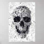 Doodle Skull Poster (Voorkant)