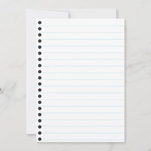 Doodle sleepover party uitnodiging (Achterkant)