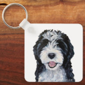 Doodle Sleutelhanger, je hebt alleen liefde en doe Sleutelhanger (Voorkant)