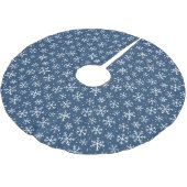 Doodle sneeuwvlokpatroon – winter kerst kerstboom rok (Gekanteld)