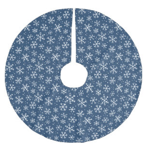 Doodle sneeuwvlokpatroon – winter kerst kerstboom rok