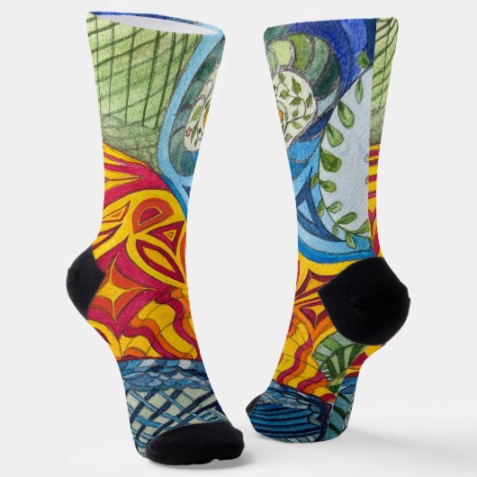 Doodle Socks van Jill Sokken (Gebogen)