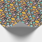 Doodle Space: Handgetekende kosmos. Cadeaupapier (Hoek)