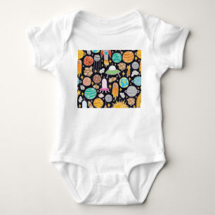 Doodle Space: Handgetekende kosmos. Romper