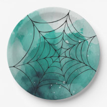 Doodle Spiderweb op groen