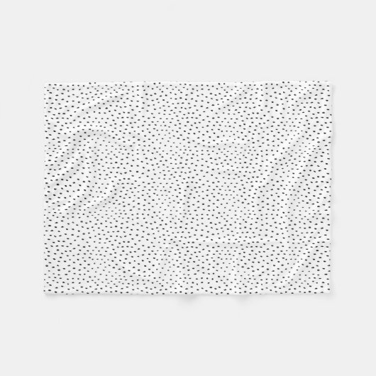 Doodle Spot Fleece Throw Deken (Voorkant (Horizontaal))