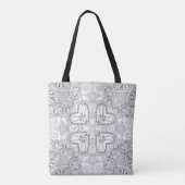 Doodle Square 2 Tote Bag (Achterkant)