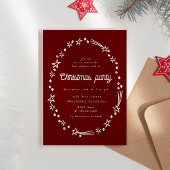 Doodle Stars Illustraties Kerstfeest Kaart