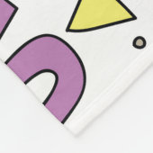 Doodle stijl, ruimte thema illustratie. fleece deken (Hoek)