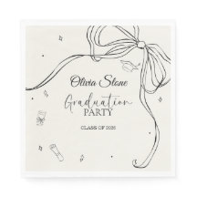Doodle stijl senior afstudeerfeest handgetekend