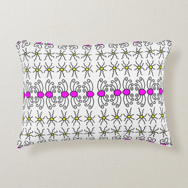 Doodle Sun Accent Kussen (Voorkant)