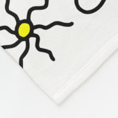 Doodle Sun Fleece Deken (Hoek)