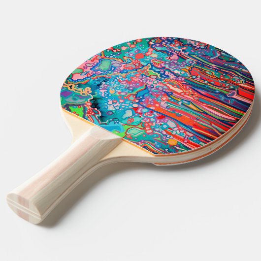 Doodle Tafeltennisbatje (Voorkant Gekanteld)