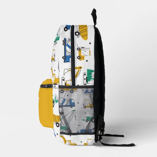 Doodle Transport Trucks Bedrukte Rugzak (Rechts)