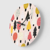 Doodle Trees: , Abstracte Natuur. Grote Klok (Hoek)