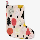 Doodle Trees: , Abstracte Natuur. Kleine Kerstsok (Voorkant)