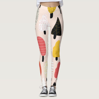 Doodle Trees: , Abstracte Natuur. Leggings
