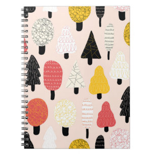 Doodle Trees: , Abstracte Natuur. Notitieboek