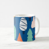 Doodle Trees: Kinder achtergrond. Koffiemok (Voorkant rechts)