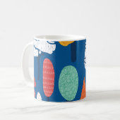 Doodle Trees: Kinder achtergrond. Koffiemok (Voorkant links)