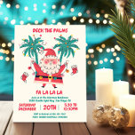 Doodle Tropical Santa Deck de Palmen Kerstmis Kaart<br><div class="desc">Dek de palmbomen met deze super schattige doodle Sinterklaas met een reeks kerstverlichting en eilandpalmbomen. Perfect voor een tropisch eiland Hawaiian of Luau thema kerstfeest! Grote mid-eeuwse sfeer. Ga naar Deze sjabloon personaliseren om meer wijzigingen aan te brengen. Onderaan zie je "Wilt u dit ontwerp nog verder aanpassen? Klik op...</div>