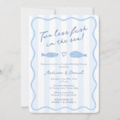 Doodle Twee Minder Vissen In Zee Co-ed Bruiloft Fe Kaart (Voorkant)