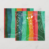 Doodle two women and love kaart (Voorkant / Achterkant)