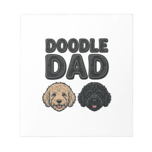 Doodle Vader Vintage Dog Vader Shirt Ontwerp_1 Notitieblok