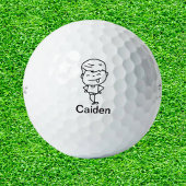 Doodle vader zoon Golf Gift Golfballen