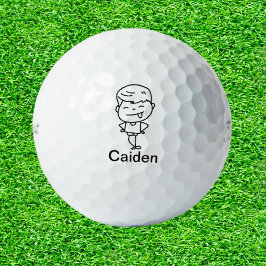Doodle vader zoon Golf Gift Golfballen