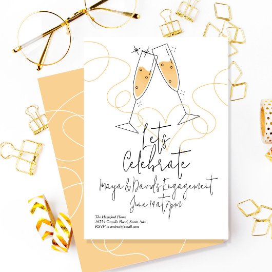 Doodle-viering Kaart