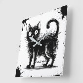 doodle vierkante klok (Hoek)