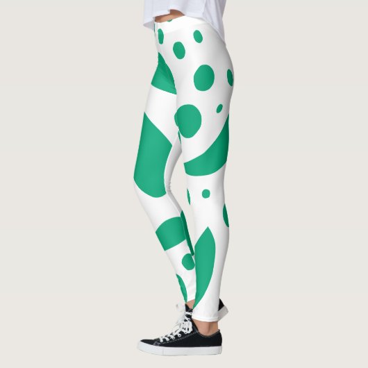 Doodle vormen vet leggings (Links)
