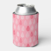 Doodle water druppels: patroon blikjeskoeler (Blikje Voorkant)