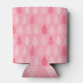 Doodle water druppels: patroon blikjeskoeler (Achterkant)