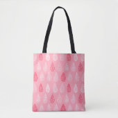 Doodle water druppels:  patroon tote bag (Voorkant)