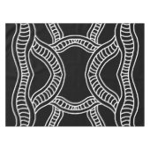 Doodle wave ribbon tafelkleed (Voorkant (Horizontaal))