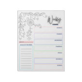 Doodle Weekplanner Notitieblok (Linkerzijde)