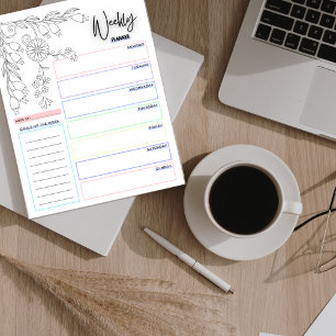 Doodle Weekplanner Notitieblok