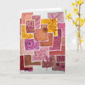 Doodle wenskaarten van Jill Kaart (Gele Bloem)
