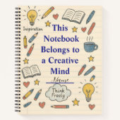 Doodle Your Dreams – Sketch Style Notitieboek (Voorkant)