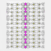 Doodle Zon Fleece Deken (Voorkant)