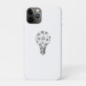 Doodle zonnestelsel in bol Case-Mate iPhone case (Achterkant)