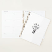 Doodle zonnestelsel in bol planner (Display)