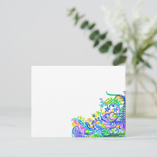 Doodlebugs Green Recipe-kaarten Briefkaart (Staand voorkant)