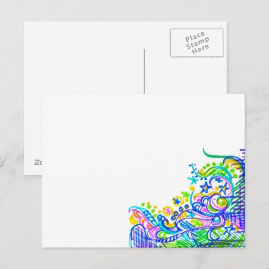 Doodlebugs Green Recipe-kaarten Briefkaart (Voorkant / Achterkant)