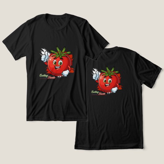 Doodlecore Tri-Blend Shirt (Ontwerp Voorkant & Achterkant)