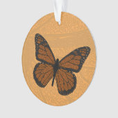 Doodled Monarch Acryl Ornament (voorkant)