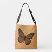 Doodled monarch all-over-print tas (Achterkant)